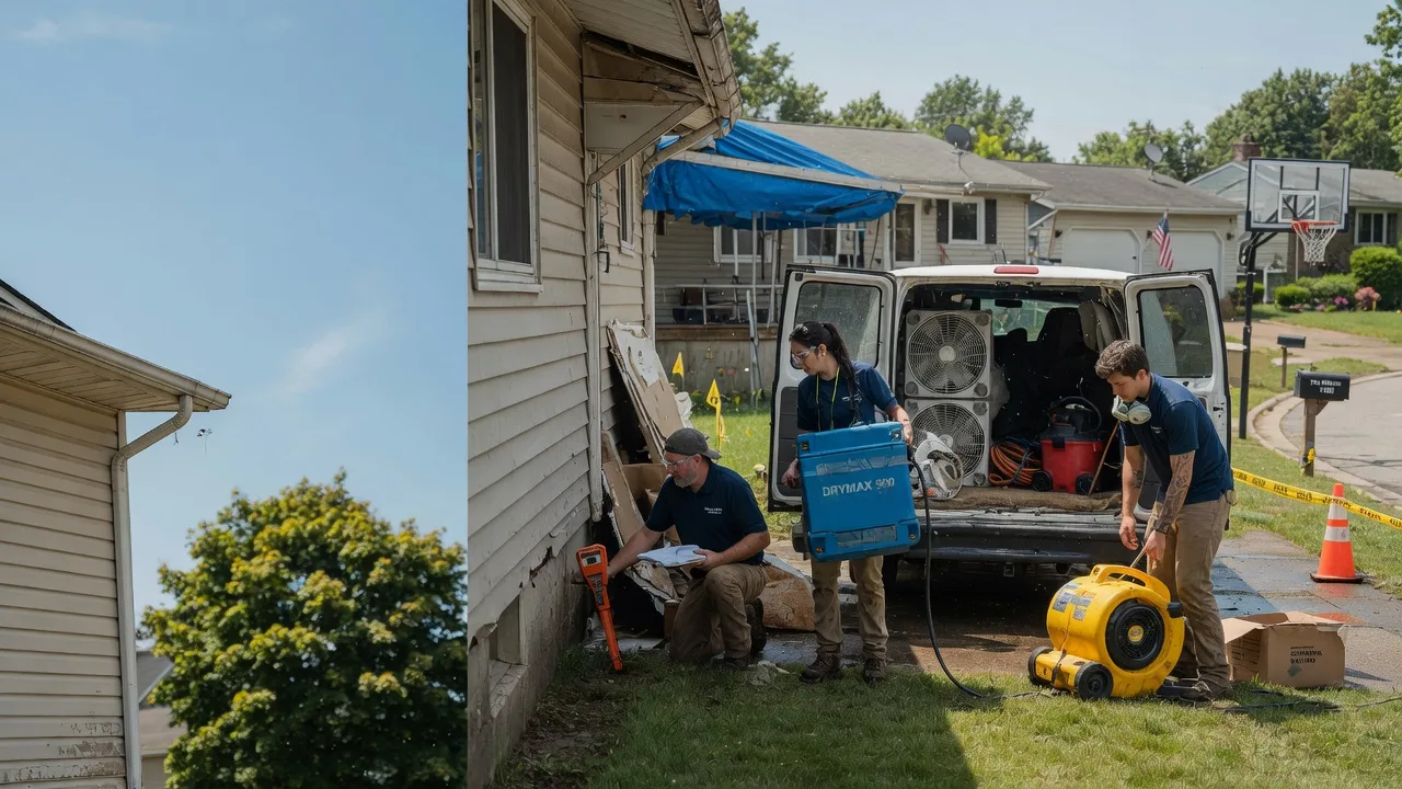 Ceiling Leak Cleanup in Berlin, WI near me