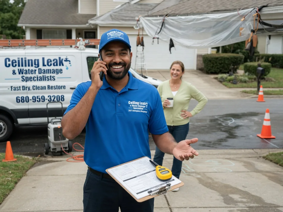 Ceiling Leak Cleanup Berlin, WI FAQs
